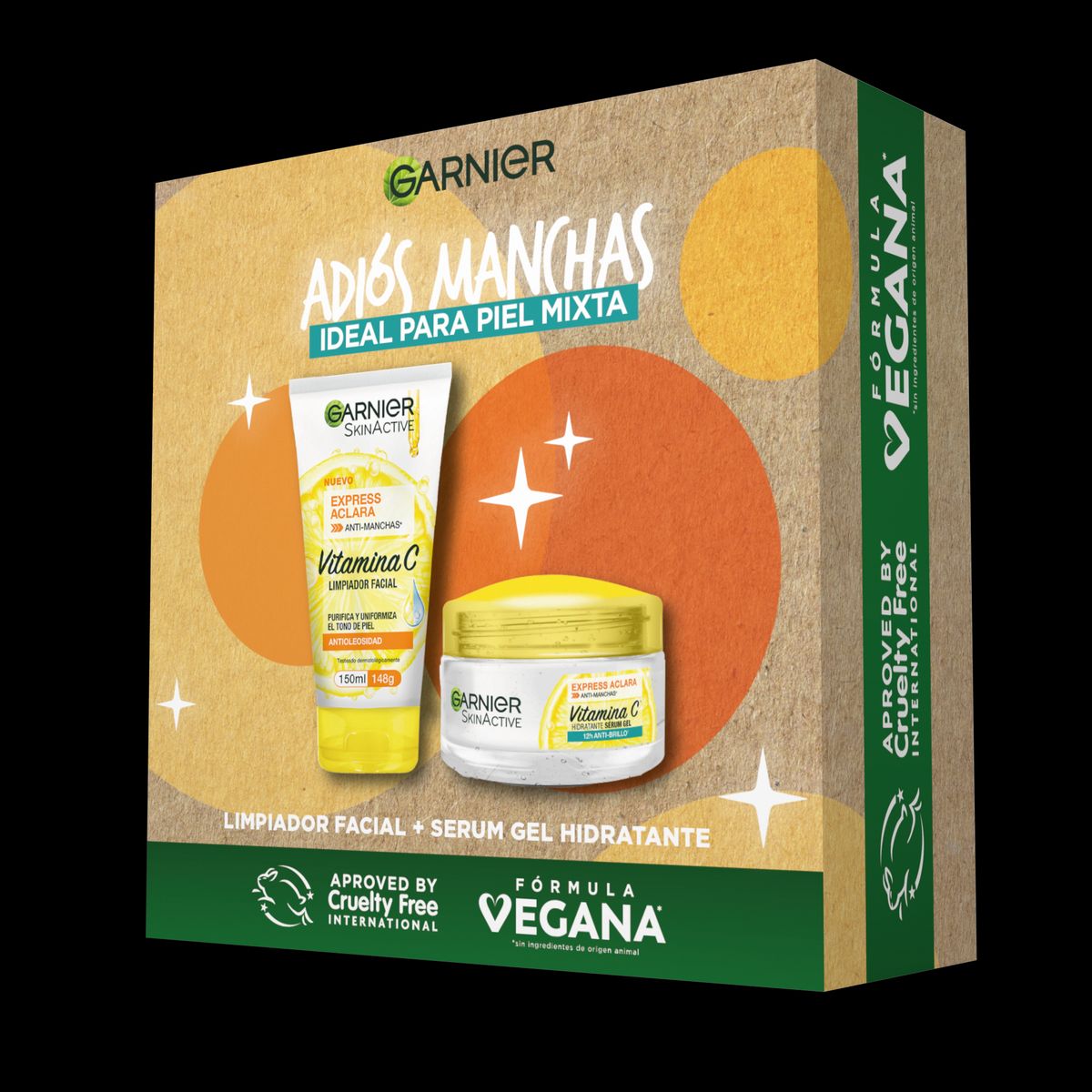 GARNIER - Pack Garnier Crema en Gel 50 mL + Gel Limpiador 150 mL