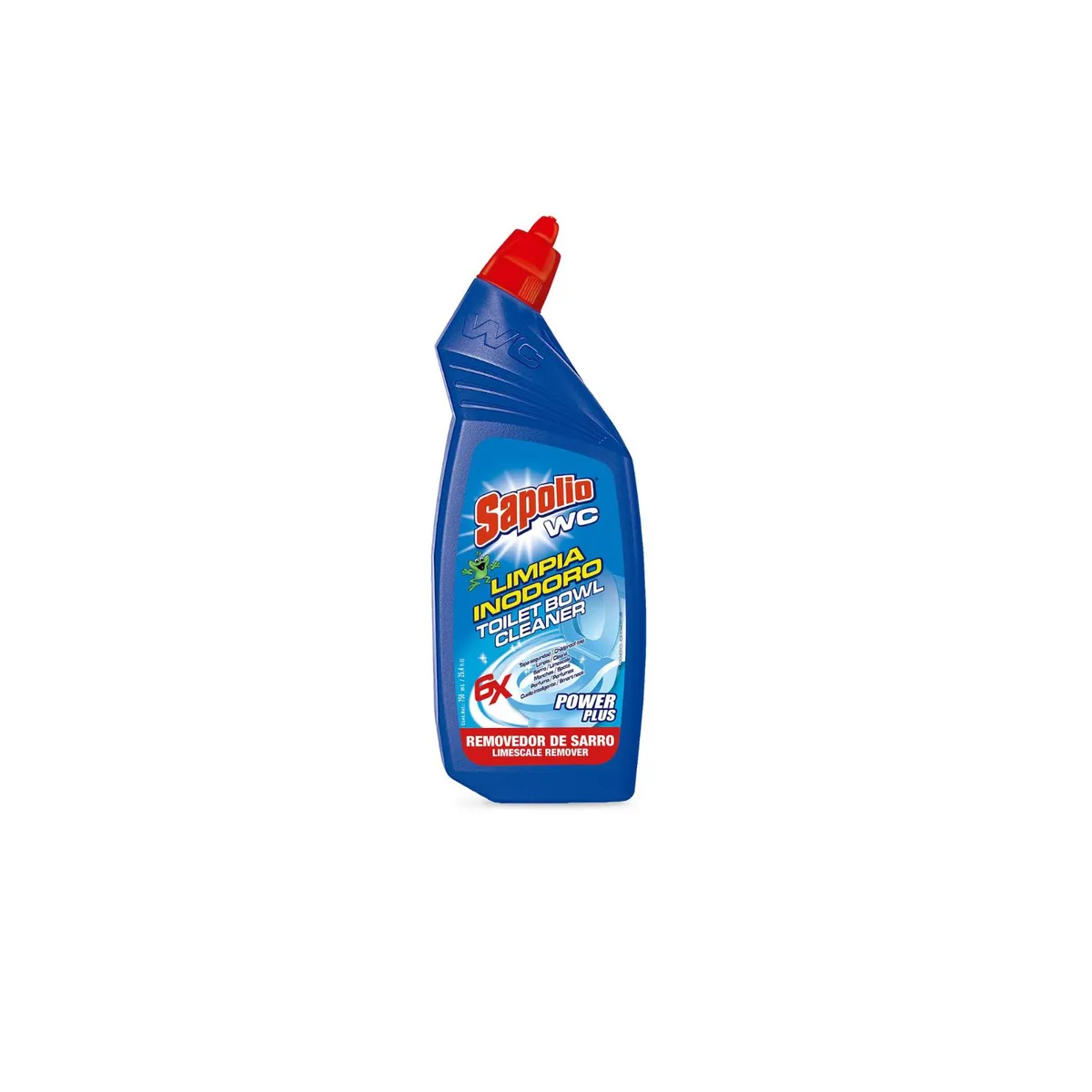 SAPOLIO - Limpiador para Inodoros Sapolio WC Power Plus Azul Envase 750 mL