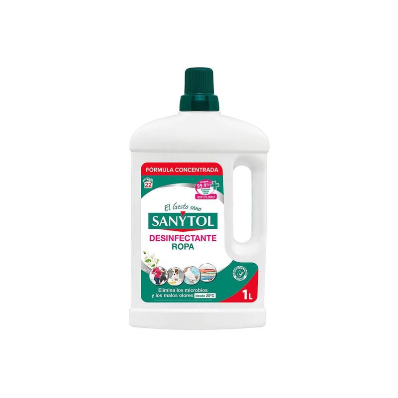 SANYTOL - Desinfectante Limpiador de Ropa Sanytol Envase 1 L