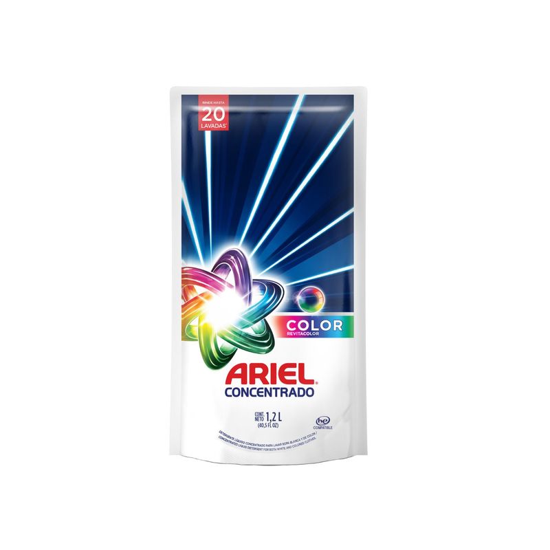 ARIEL - Detergente Líquido Ariel Color Envase 1200 mL