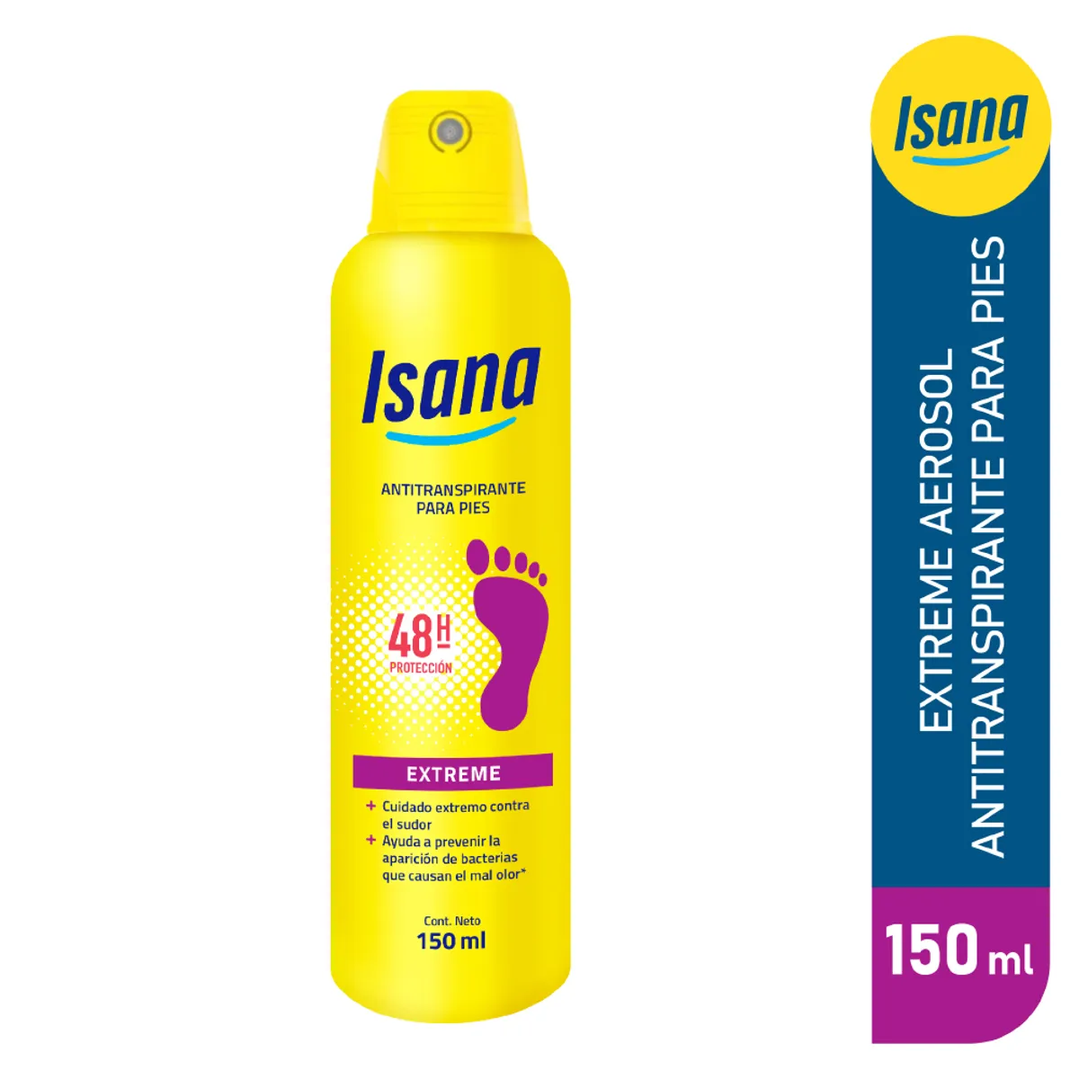 ISANA - Antitranspirante para Pies Isana Extreme Envase 150 mL
