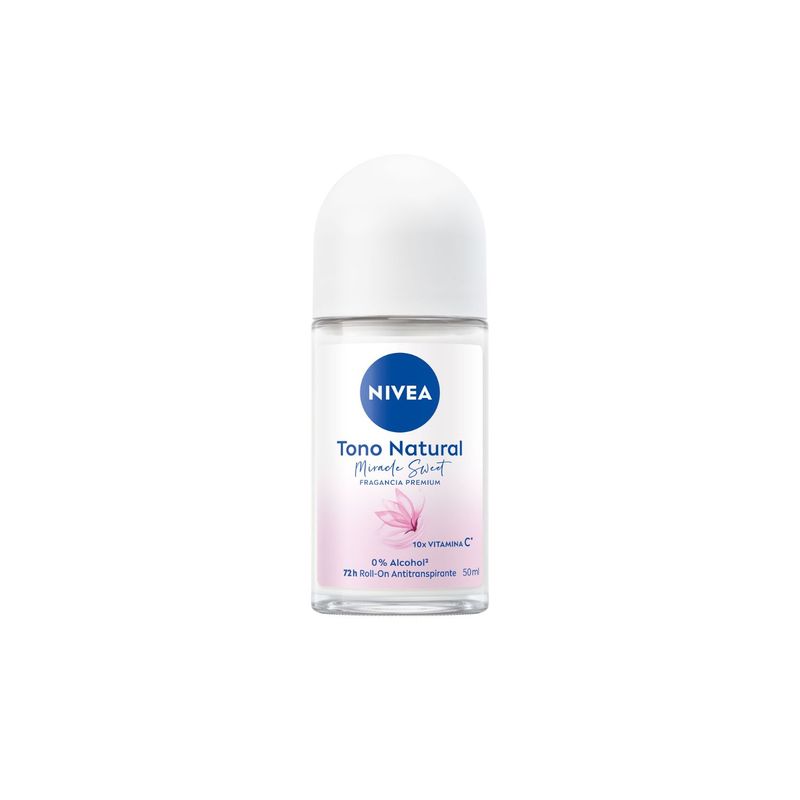 NIVEA - Antitranspirante Nivea Roll On Miracle Sweet Envase 50 mL