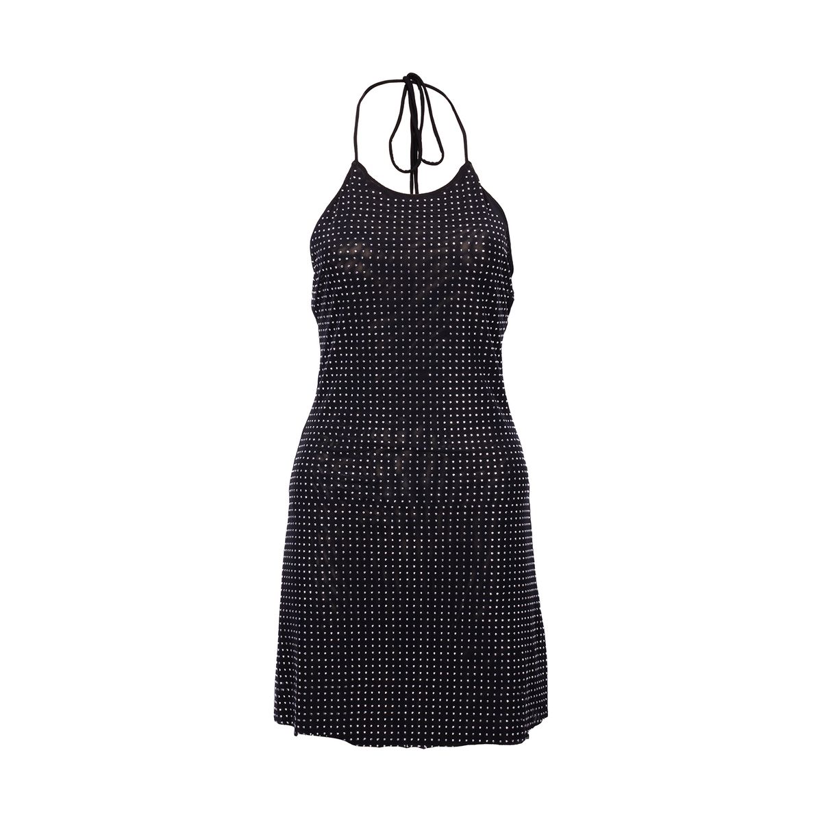 REDWOOD - Vestido Mesh Brillos Mujer Redwood
