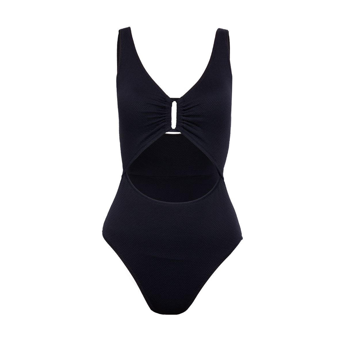 REDWOOD - WEB ROPA DE BANO CUT OUT TEXTURA BLACK XL