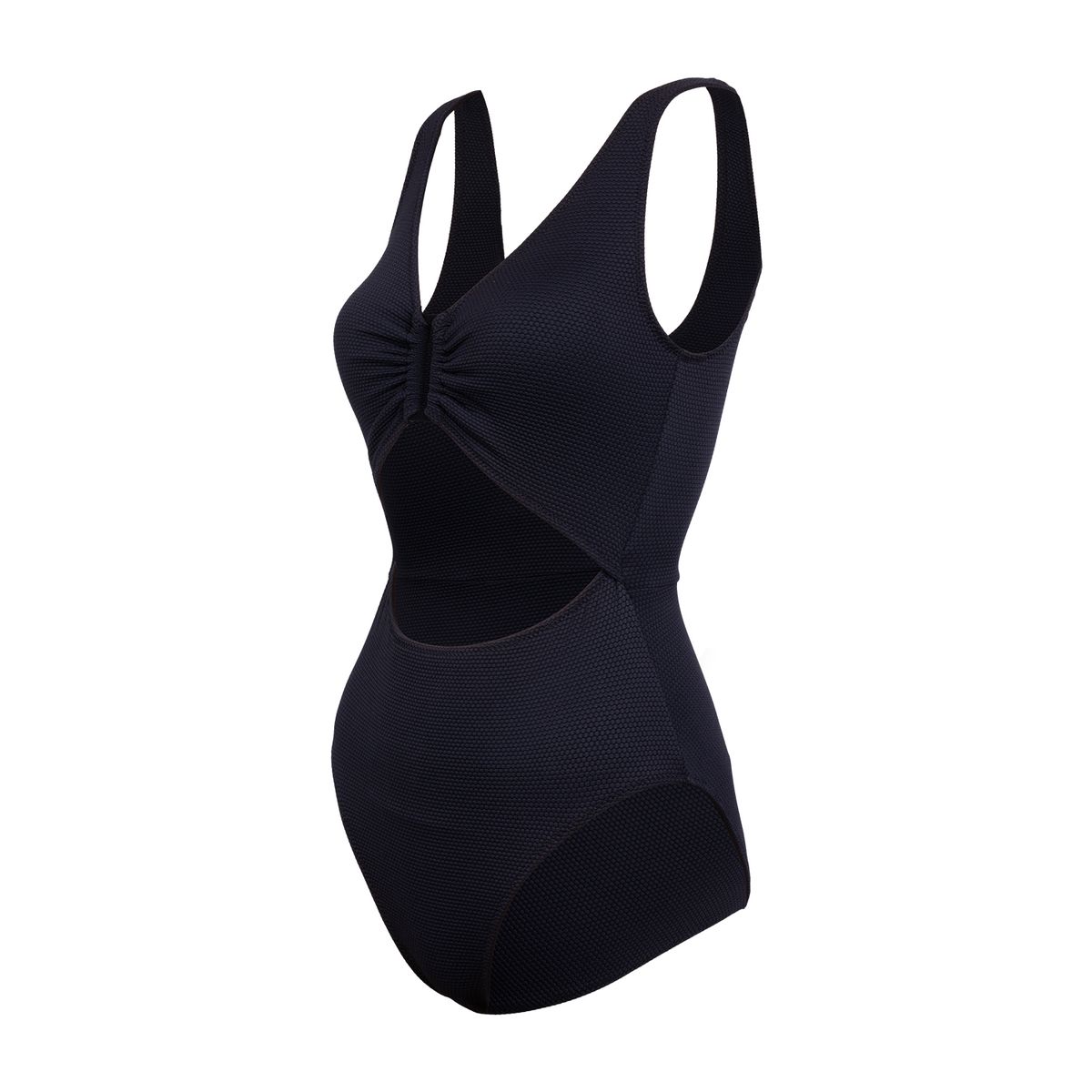 REDWOOD - WEB ROPA DE BANO CUT OUT TEXTURA BLACK XL