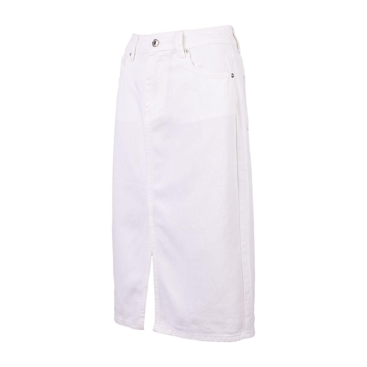 REDWOOD - WEB FALDA JEAN MIDI WHITE S