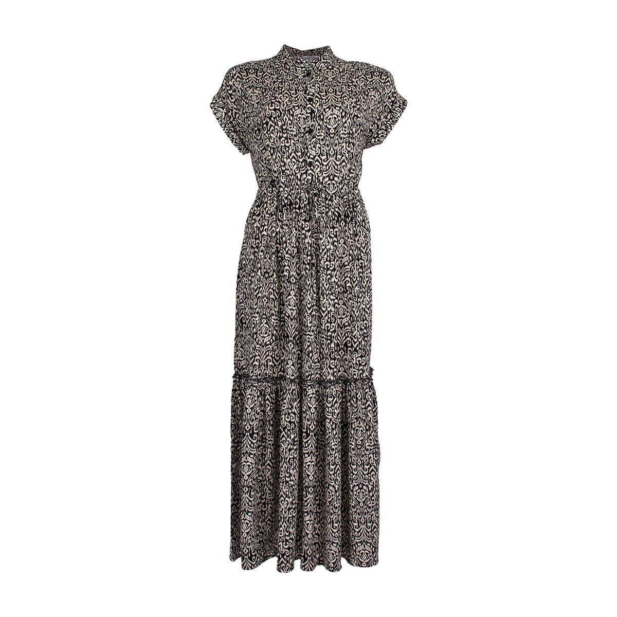 REDWOOD - WEB VESTIDO LARGO CAMISERO MC SEA PRINT XL