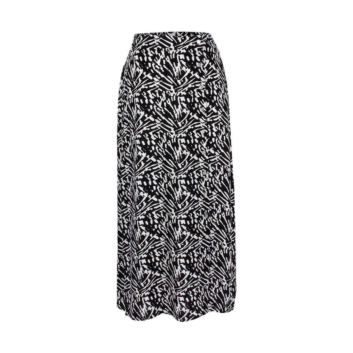  - WEB FALDA MIDI BOTONES CN BLACK PRINT S