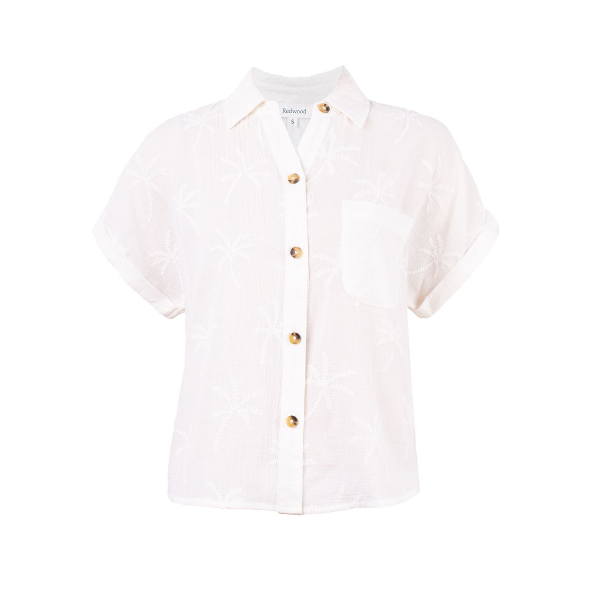 REDWOOD - Blusa Bordada Mujer Redwood