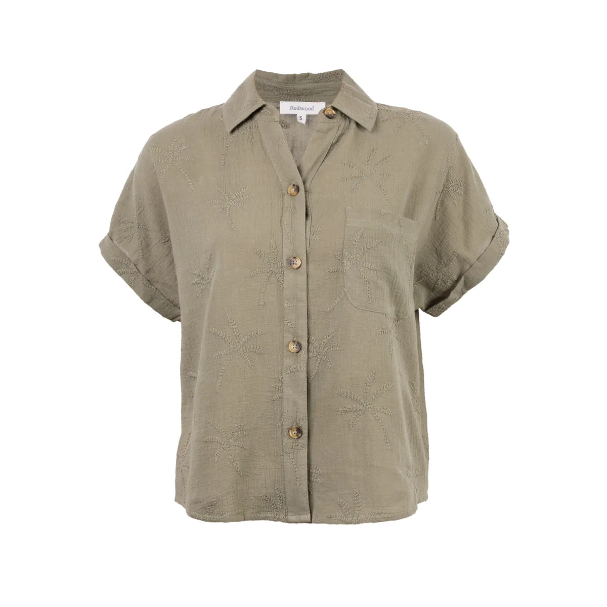 REDWOOD - Blusa Bordada Mujer Redwood