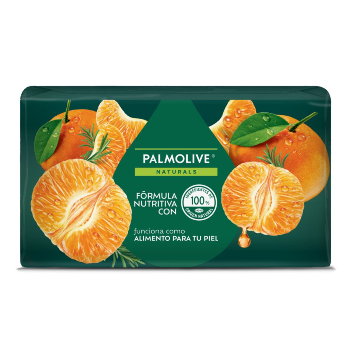 PALMOLIVE - Jabón en Barra Palmolive Naturals Mandarina y Romero Empaque 6 Und 110 g