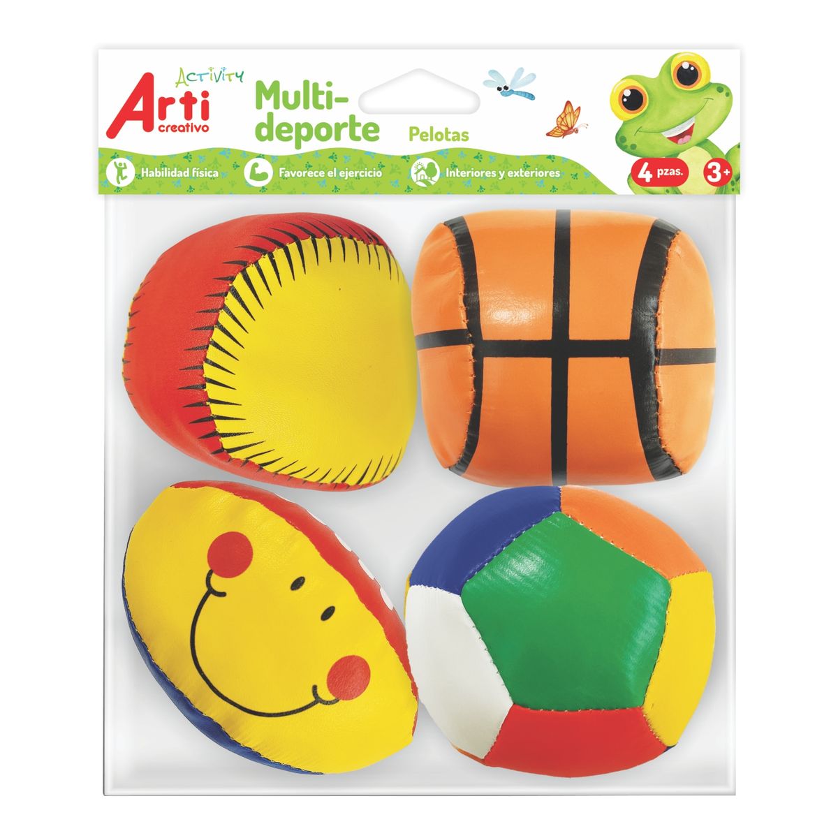 ARTI CREATIVO - Pelotas Activity Multideporte x 4 Unidades