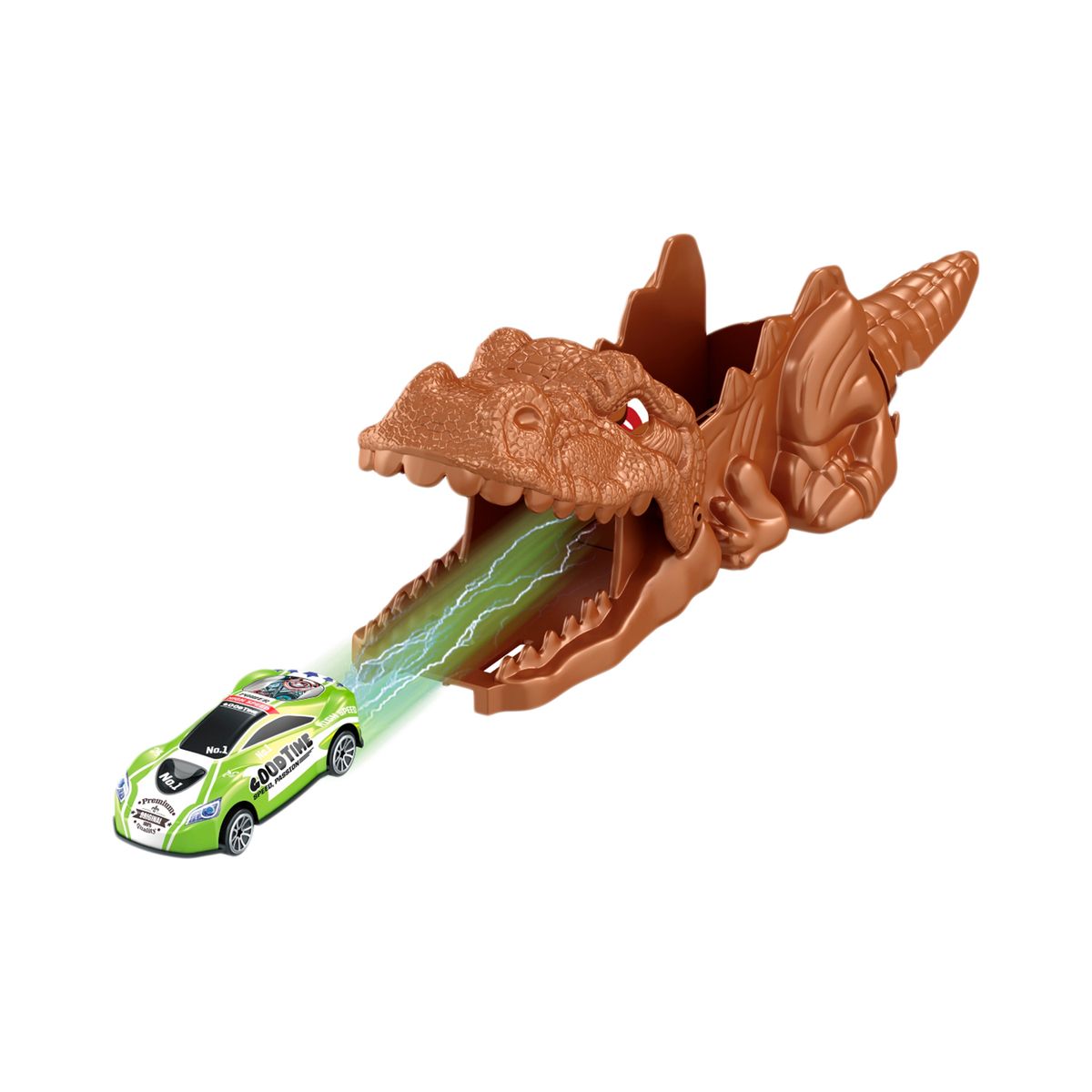 TRACK LAUNCH - Ejection Rail Car Set Dino