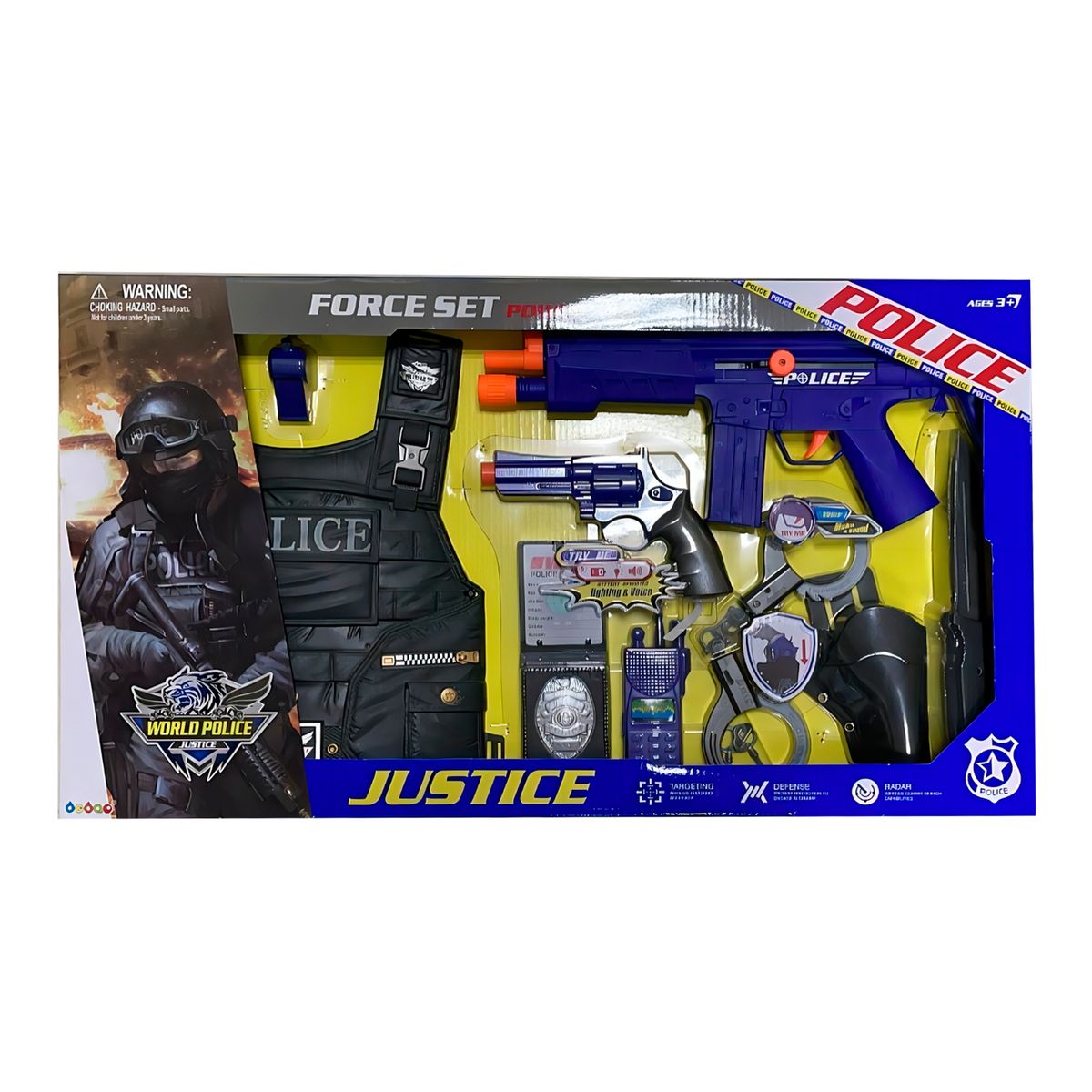 SELECTIO - Set Policía Chaleco y Accesorios