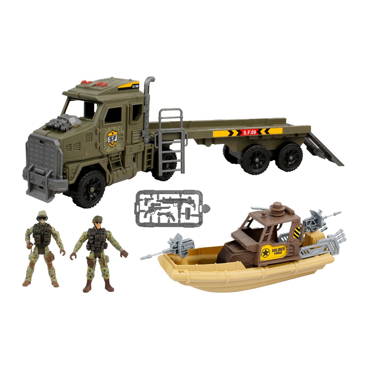 COMBAT - Set de Vehículos Militares Trailer