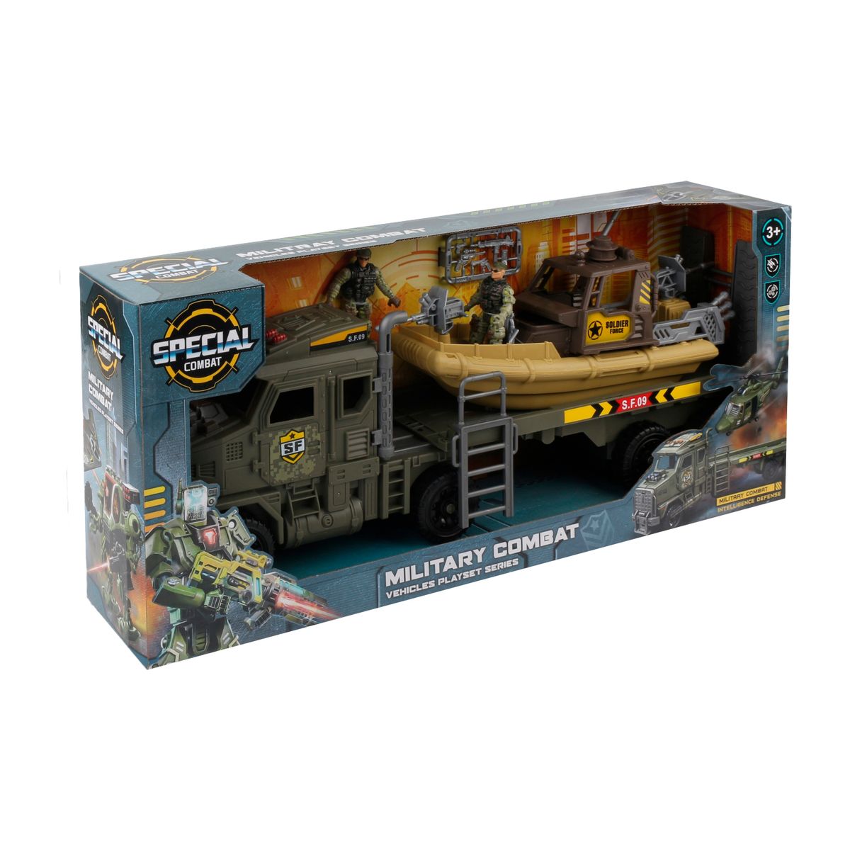 COMBAT - Set de Vehículos Militares Trailer