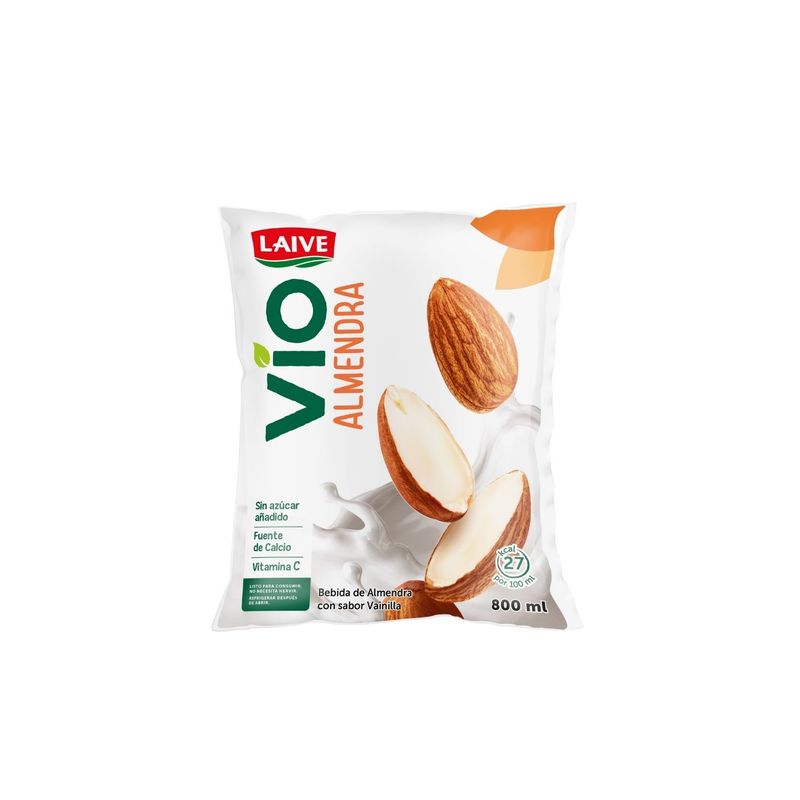 LAIVE - Bebida de Almendra Laive Vio Bolsa 800 mL