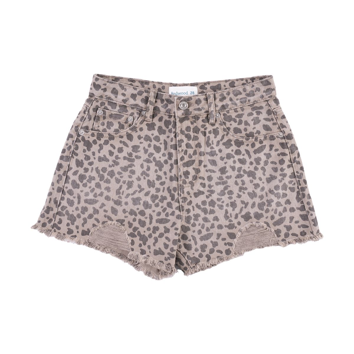 REDWOOD - WEB SHORT JEAN DESGASTE ANIMAL PRINT 26