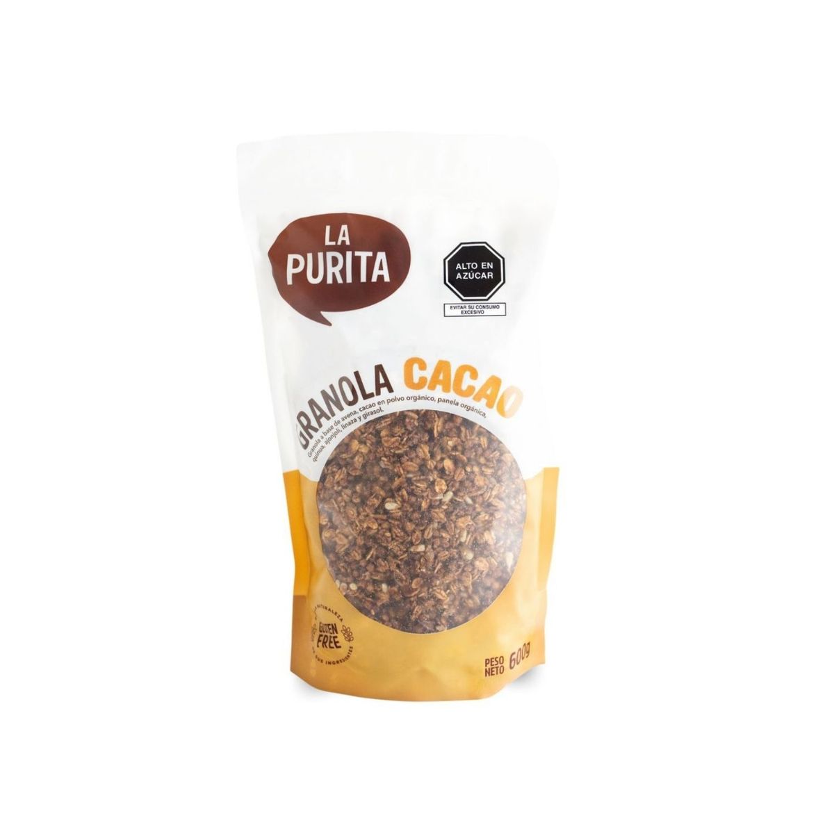 LA PURITA - Granola de Avena La Purita Cacao Empaque 600 g