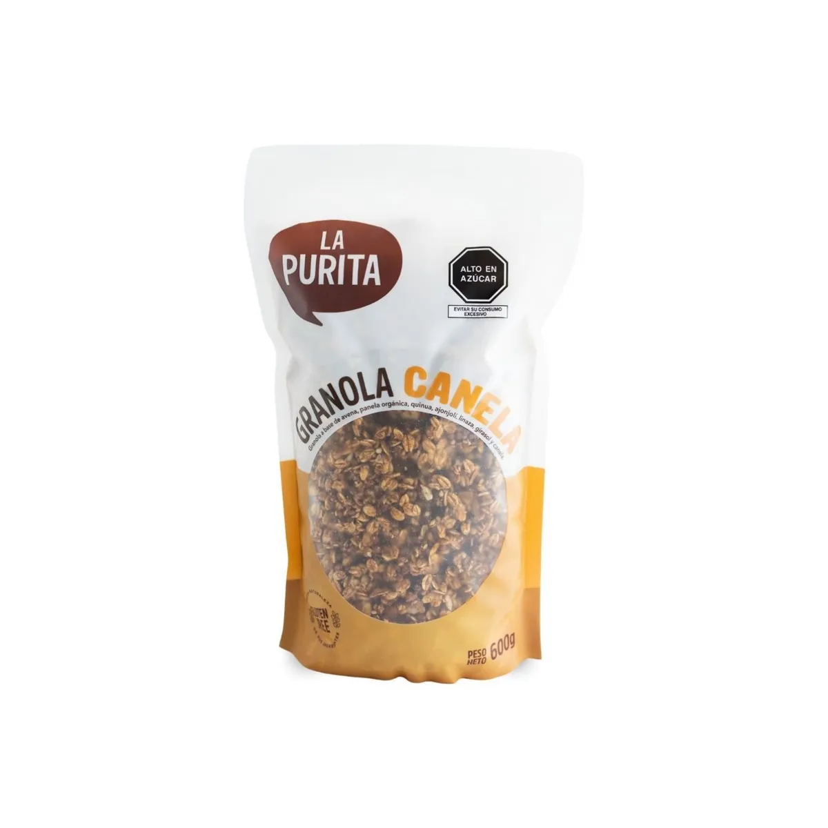 LA PURITA - Granola de Avena La Purita Canela Empaque 600 g