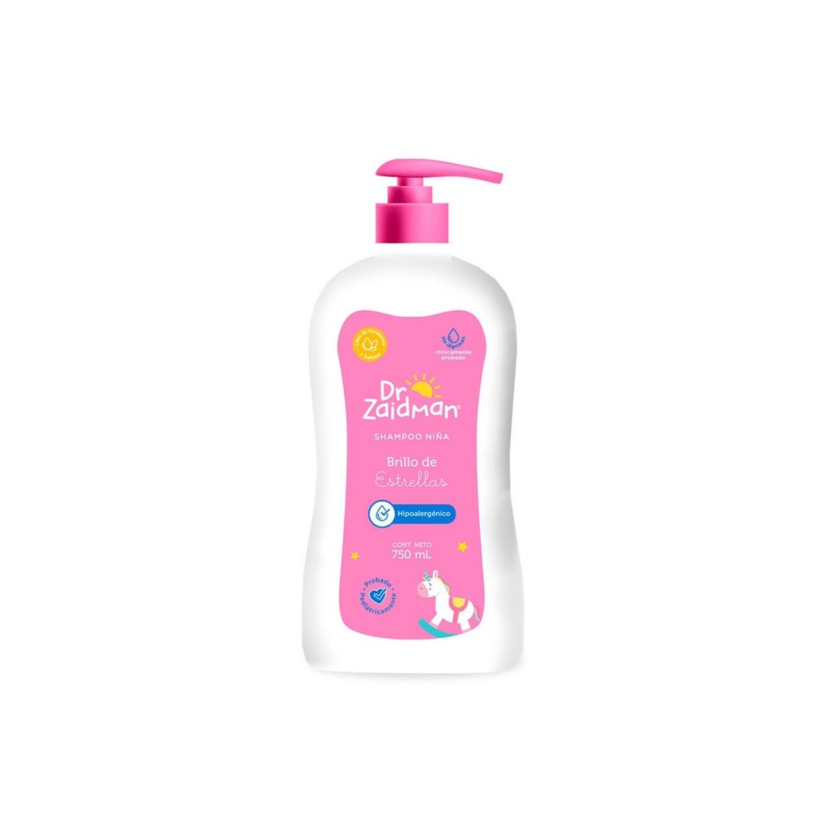 DR ZAIDMAN - Shampoo Dr Zaidman Niña Brillo de Estrellas Envase 750 mL