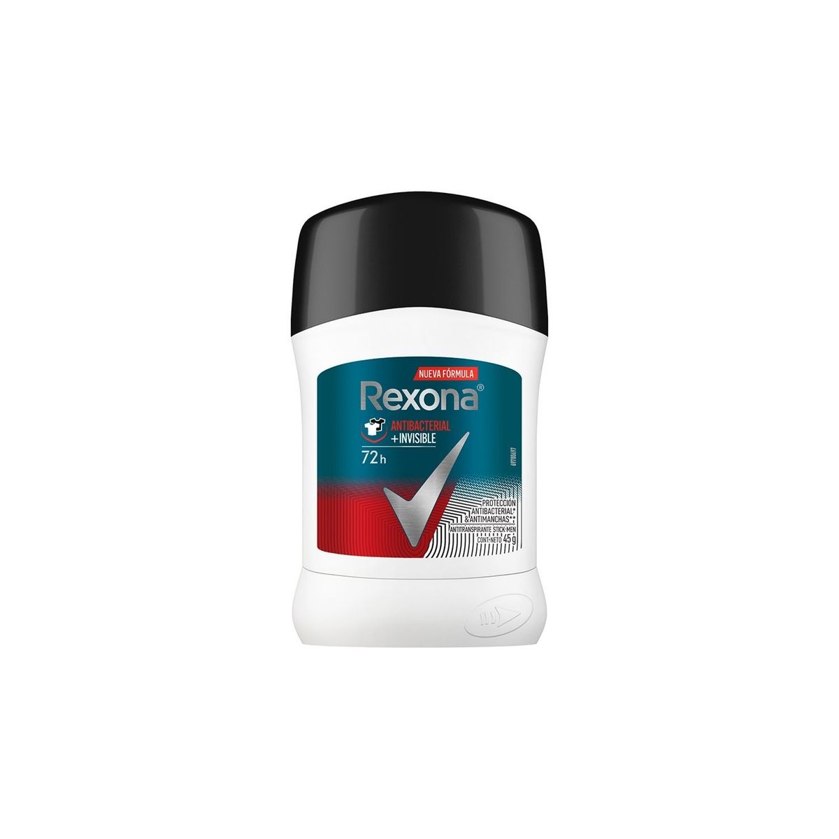 REXONA - Antitranspirante Rexona Barra Antibacterial Hombre Envase 45 g