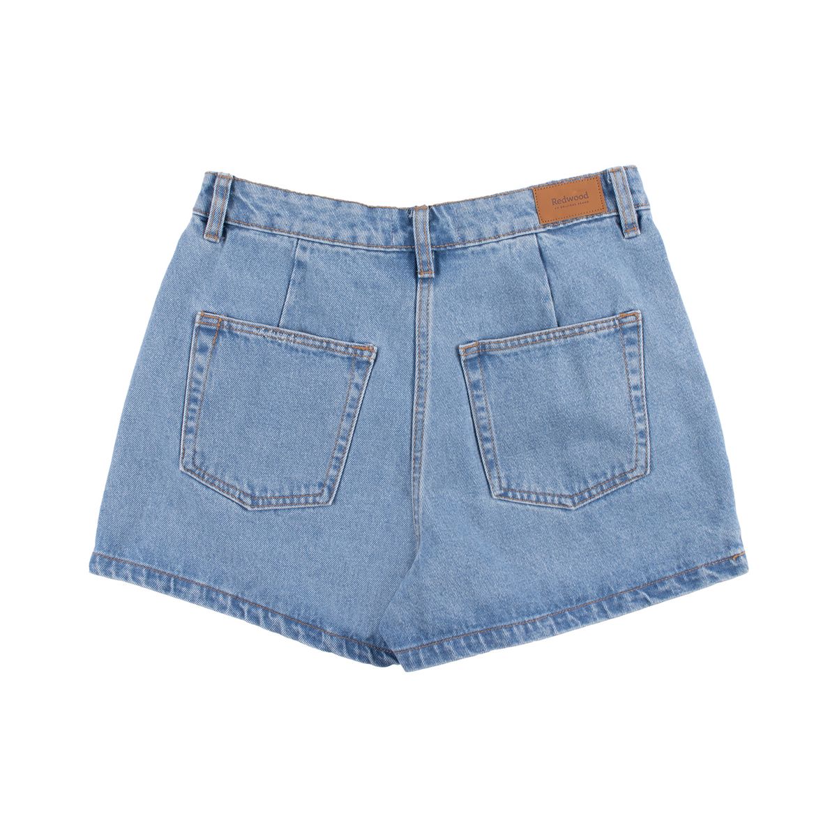  - WEB SHORT JEAN FALDA BOTONES LT DENIM 36