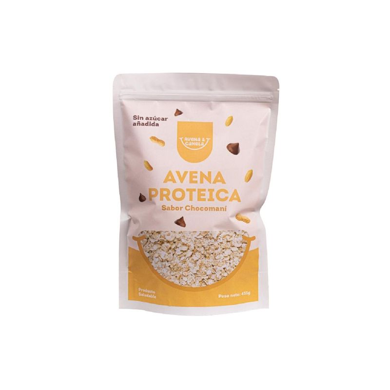 AVENA & CANELA - Avena Protéica Avena&Canela Sabor Chocomaní Bolsa 455 g