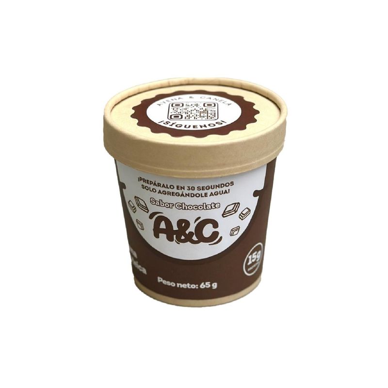 AVENA & CANELA - Avena Protéica Instantánea Avena&Canela Sabor Chocolate Envase 65 g