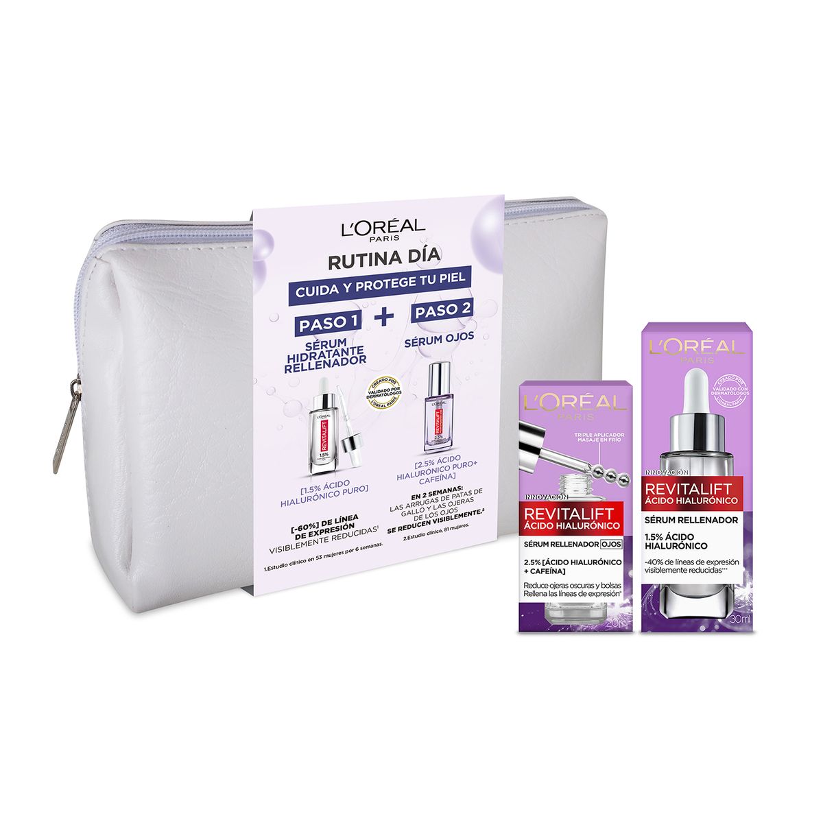 LOREAL PARIS - Pack Loreal Serum Rosas 30 mL + Serum para Ojos 20 mL