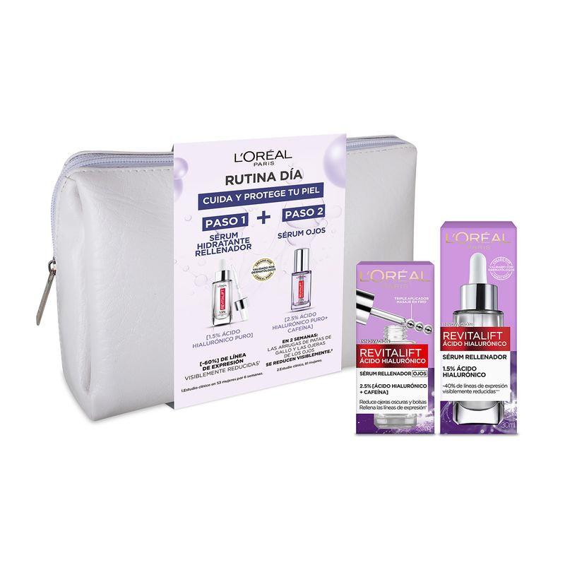 LOREAL PARIS - Pack Loreal Paris Revitalift Sérum Rellenador 30 mL + Sérum Ojos 20 mL