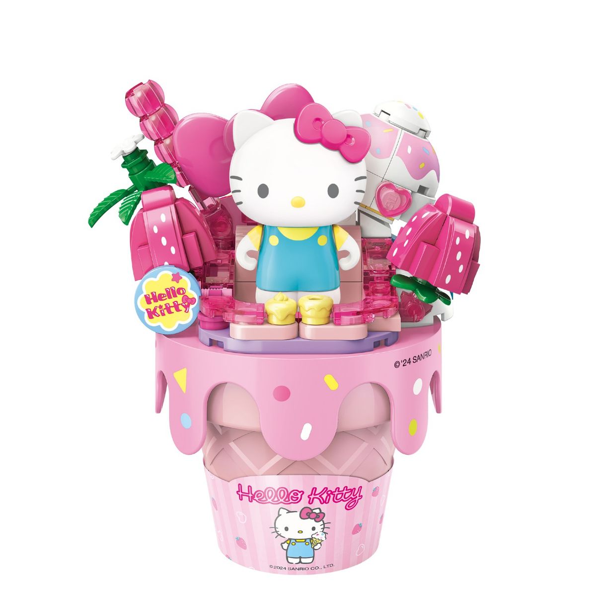 Hello Kitty - Keeppley Bloques Cono Fresa Hello Kitty