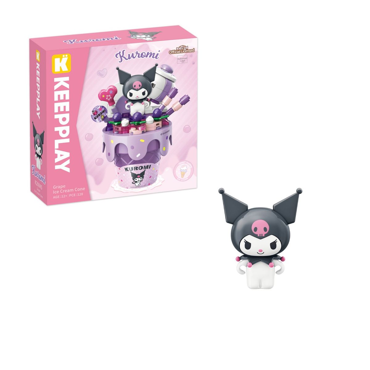 Hello Kitty - Keeppley Bloques Cono Uva Kuromi