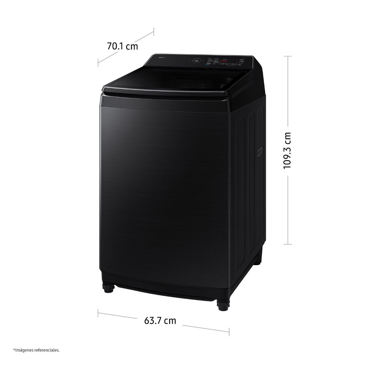 SAMSUNG - Lavadora Samsung WA80F21B9BPE Ai Wash Ecobubble 21Kg