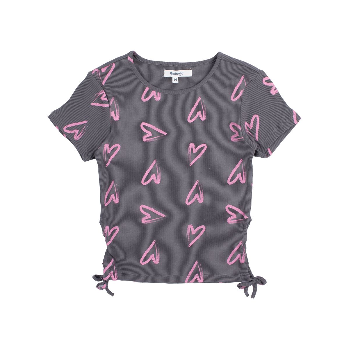 REDWOOD - Polo Manga Corta Rib Nudo Teen Niña