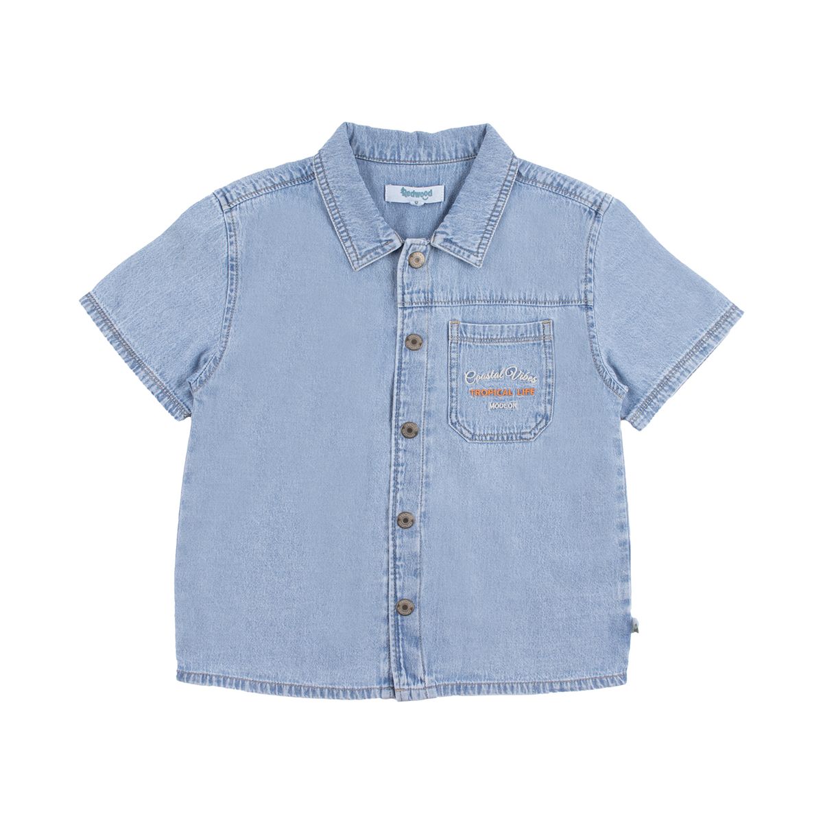 REDWOOD - WEB CAMISA MC DENIM TROPICAL NO LT B 10