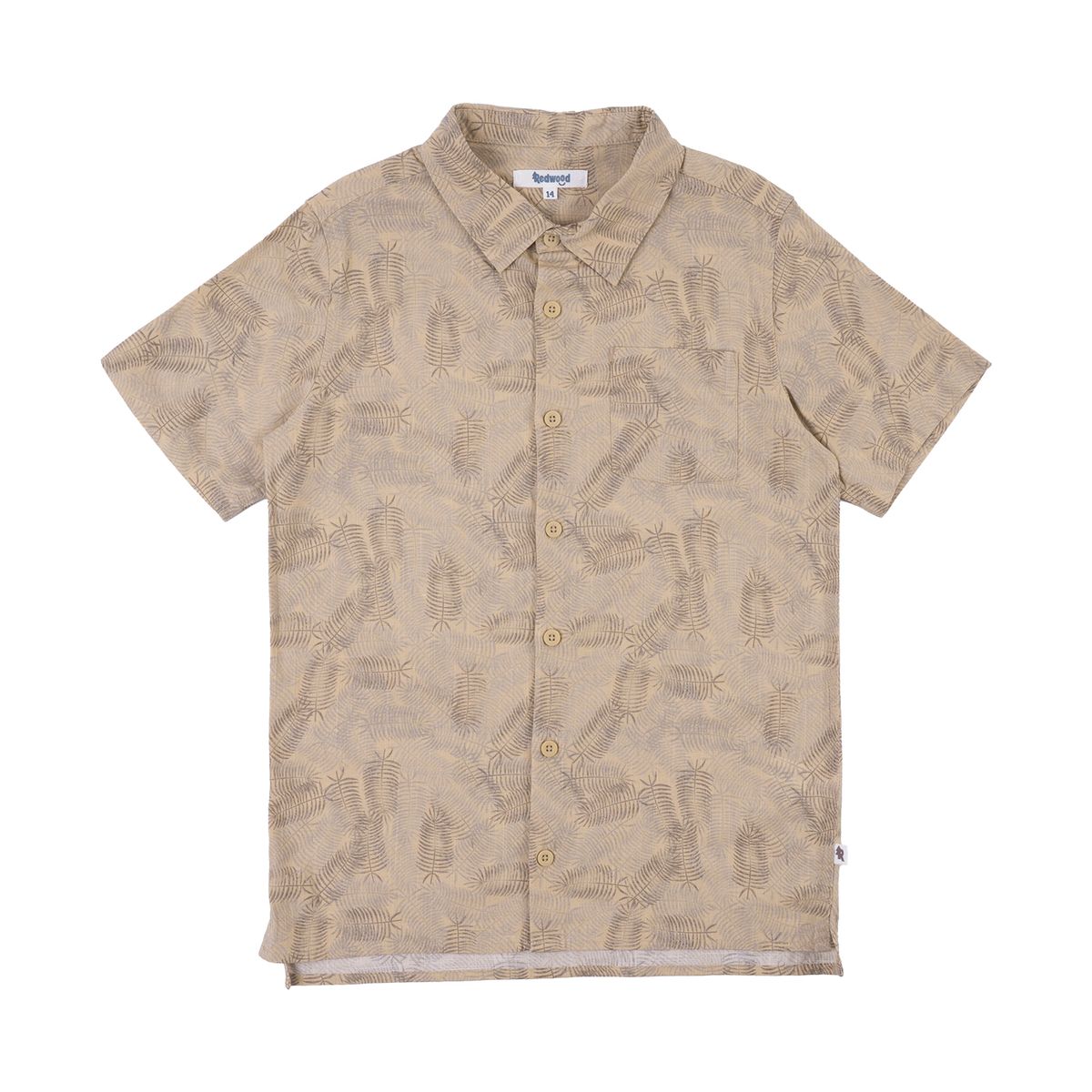 REDWOOD - Camisa Manga Corta Textura Teen Niño