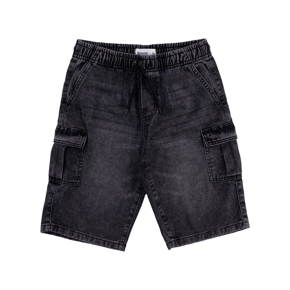 REDWOOD - WEB SHORT CARGO DENIM TO BLAC 12