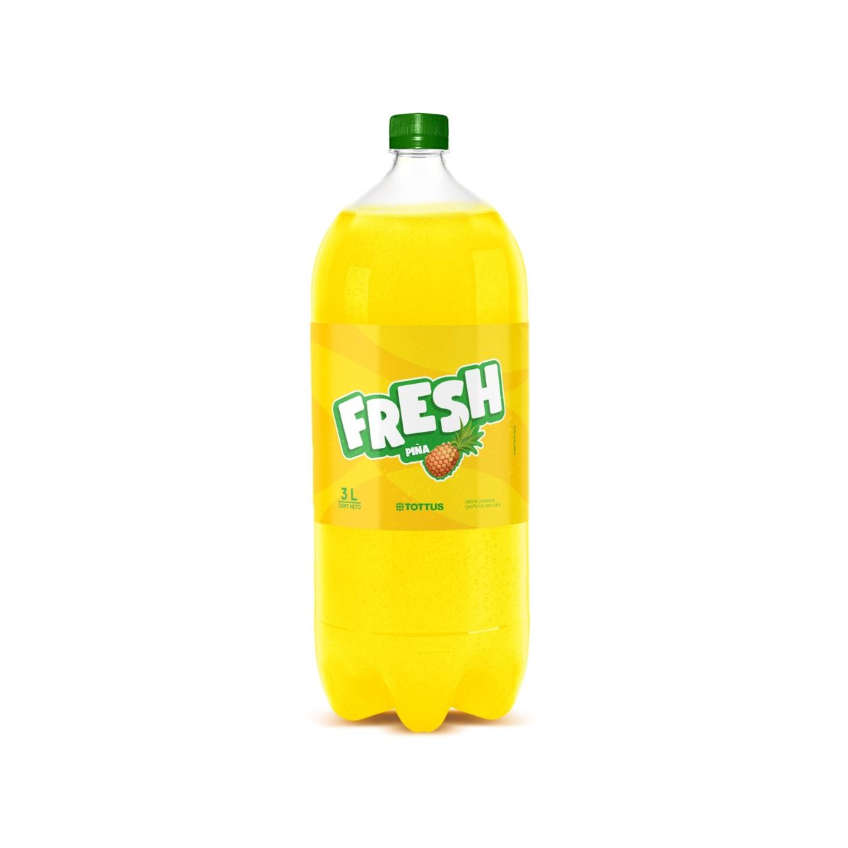 TOTTUS - Gaseosa Fresh Piña Botella 3 L