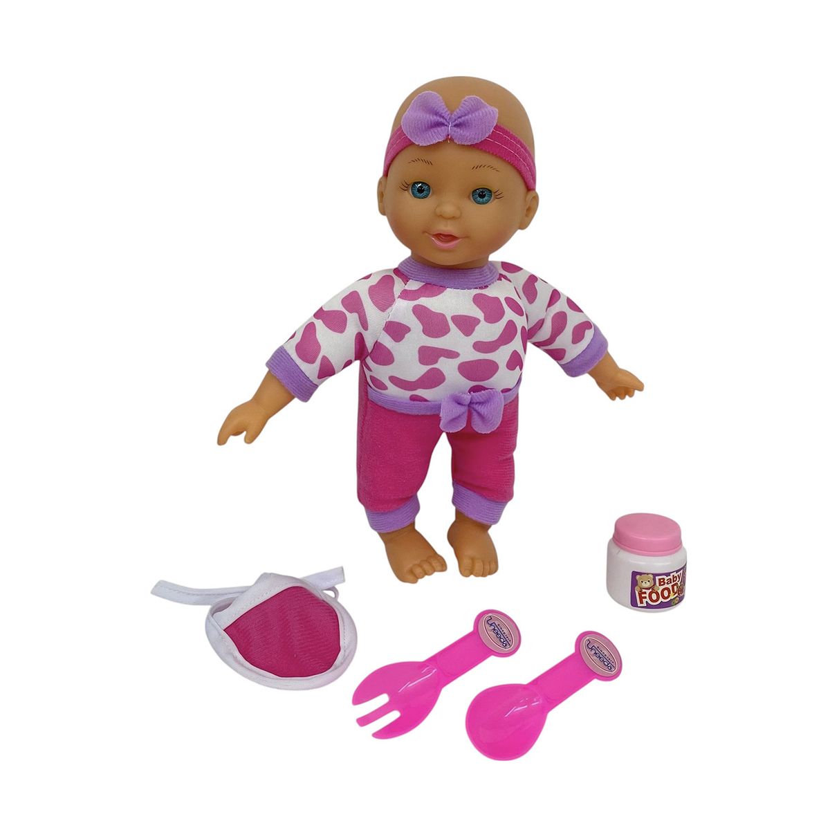 UNEEDA - Muñeca con Accesorios Cuerpo Blando 23 cm