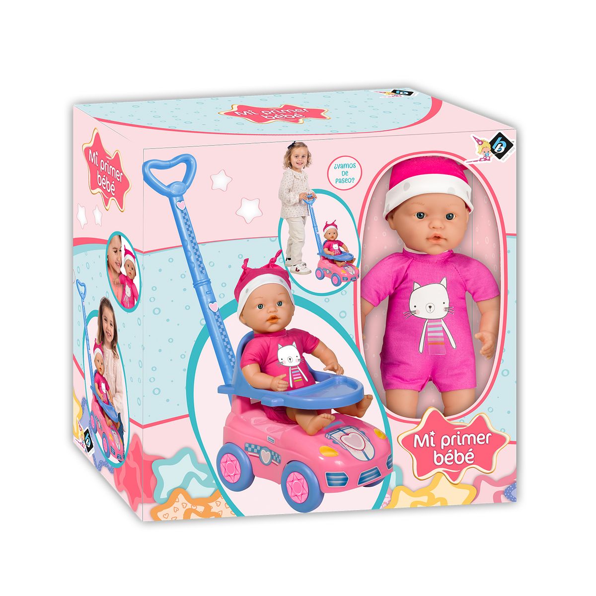 LOKO TOYS - Muñeca 37 cm Mis Primeros Pasos