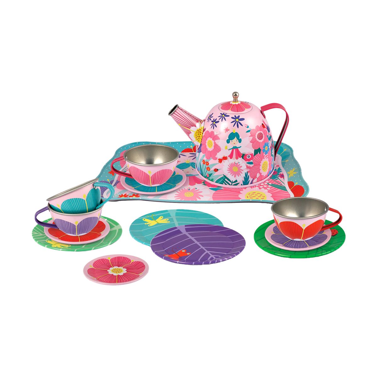 CHAMPION - Set de Te Flores 15 Pzas