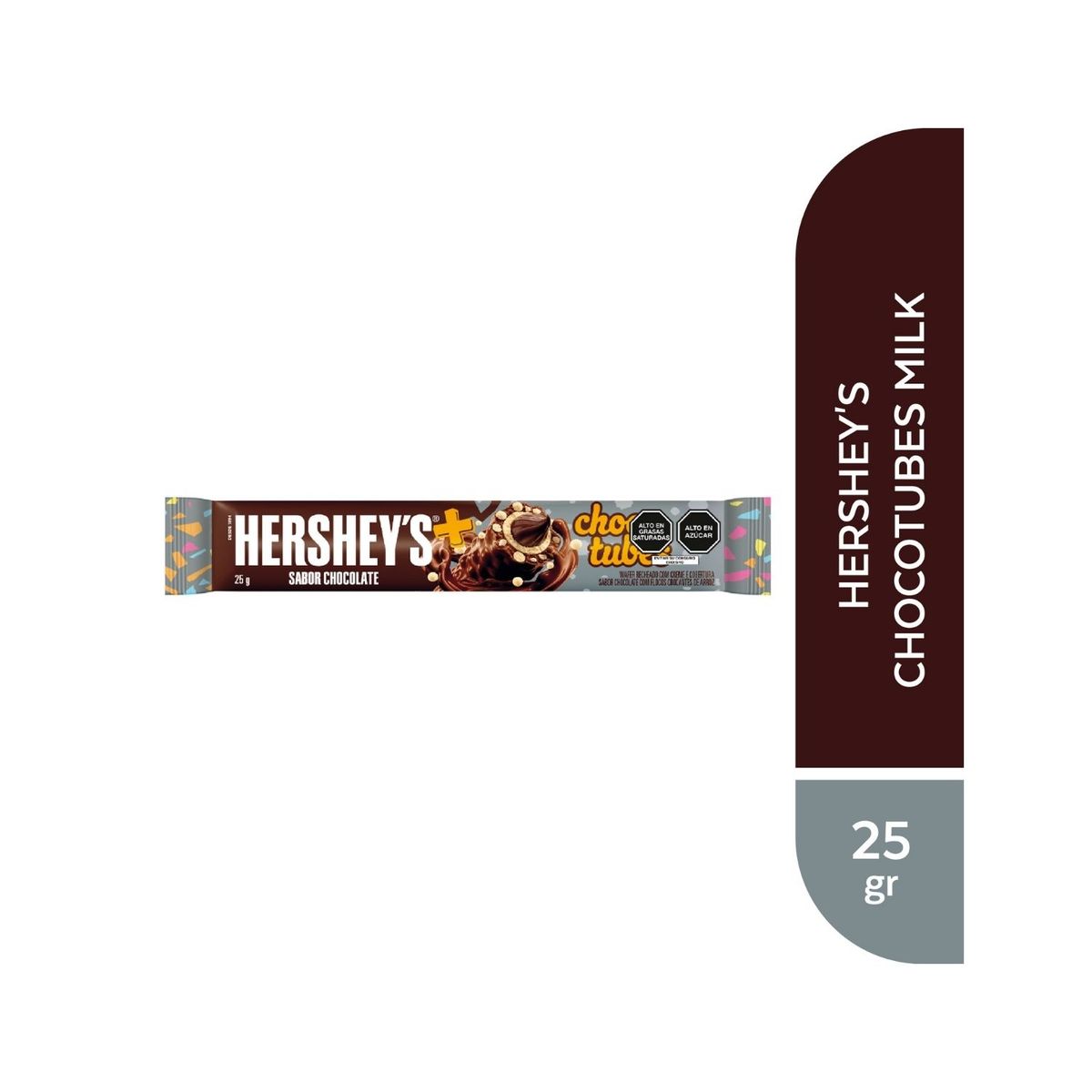 HERSHEYS - Wafer Hersheys Chocotubes Milk Chocolate Empaque 25 g