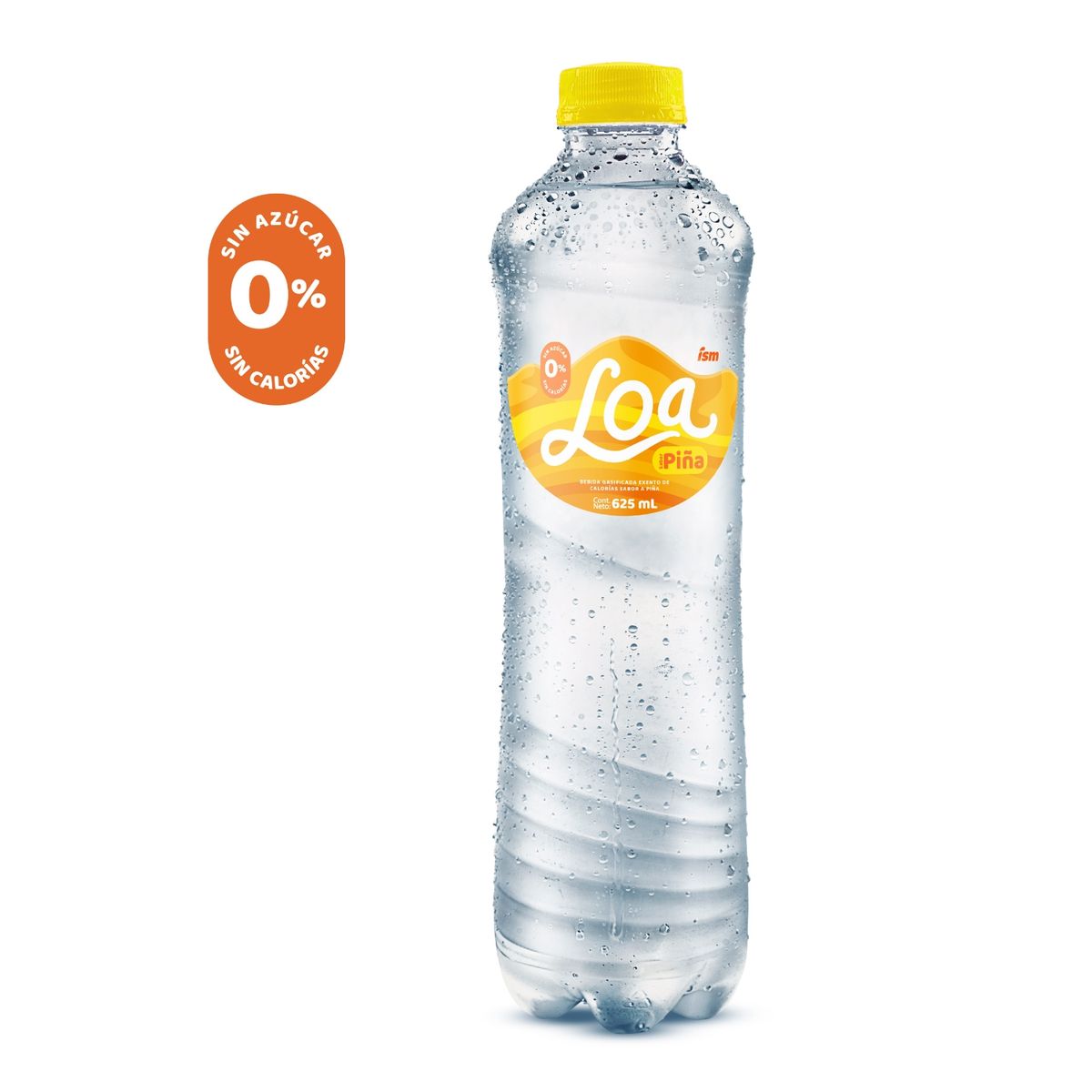 LOA - Agua Loa Sabor Piña Botella 625 mL