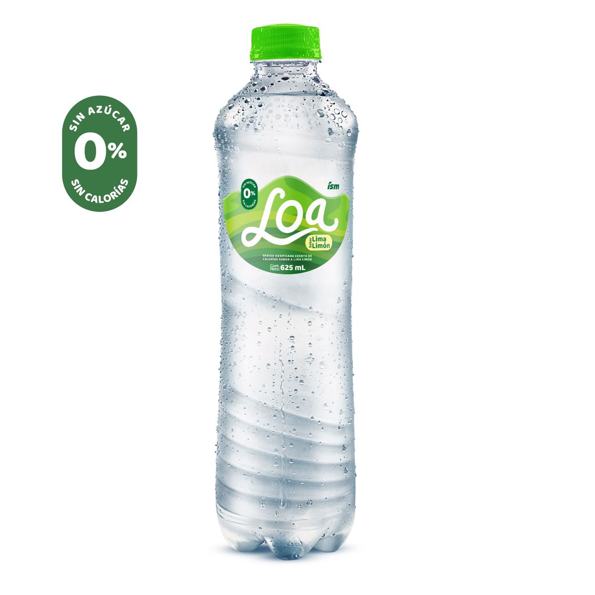 LOA - Agua Loa Sabor Lima Limón Botella 625 mL