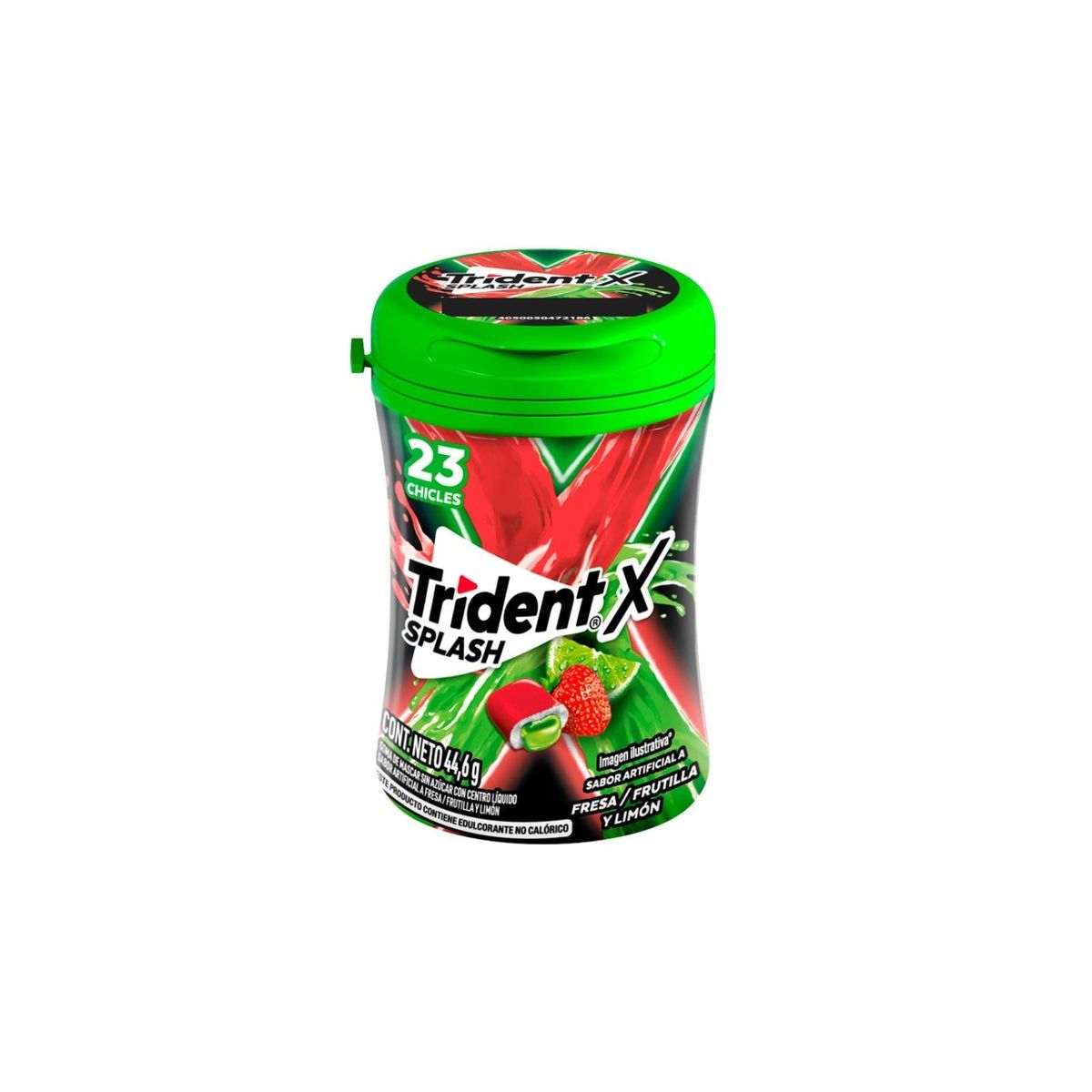 TRIDENT - Chicle Trident X Splash Fresa y Limón Envase 44.6 g