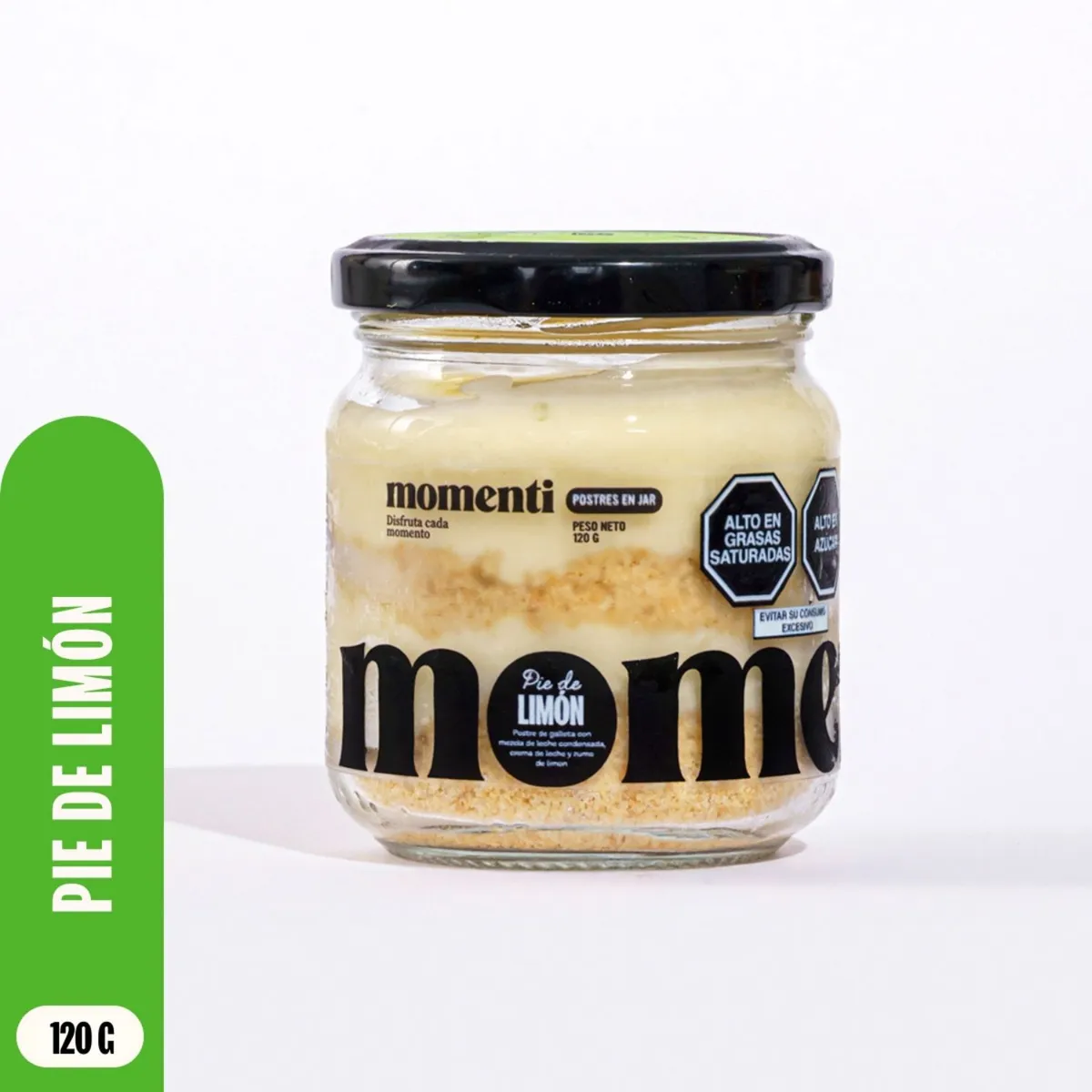 MOMENTI - Cuchareable Momenti Pie de Limón Pote 120 g