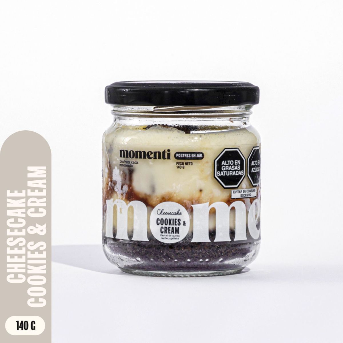 MOMENTI - Cuchareable Momenti Cheescake Cookies and Cream Envase 140 g