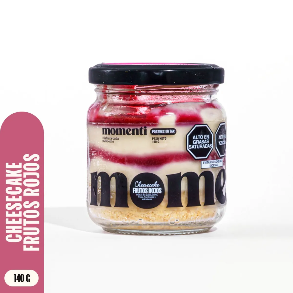 MOMENTI - Cuchareable Momenti Cheesecake Frutos Rojos Envase 140 g