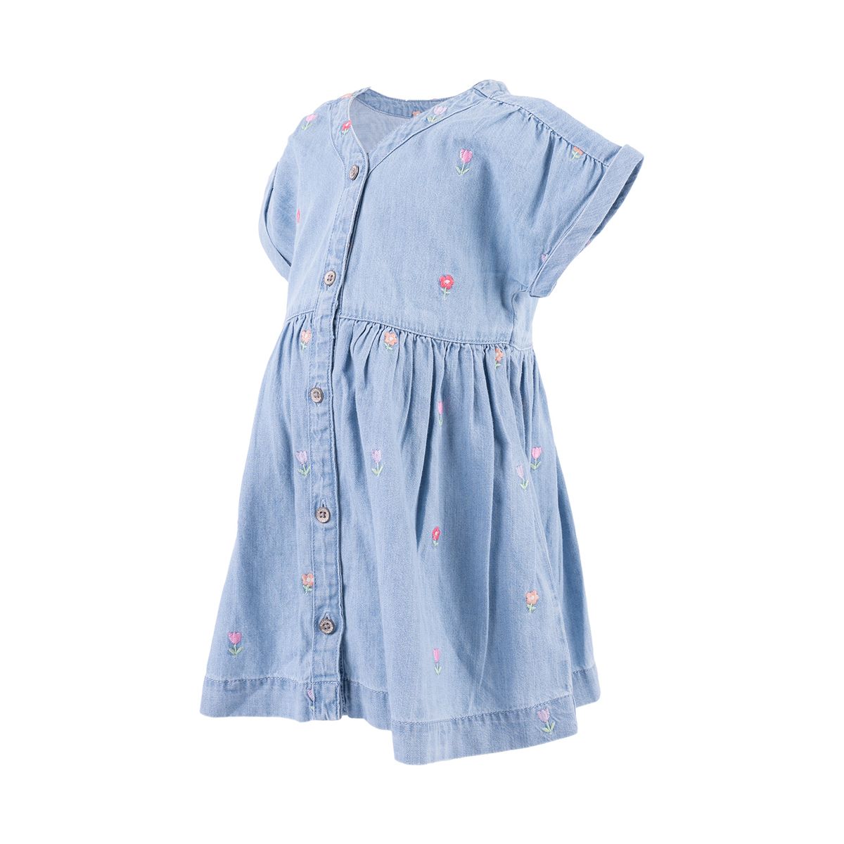 REDWOOD - Vestido Denim Bordado Bebé Niña